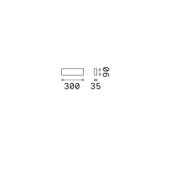 Аплик DELTA AP3 D030 BIANCO 366739 Ideal Lux 3xG9 | Osvetlenieto.bg