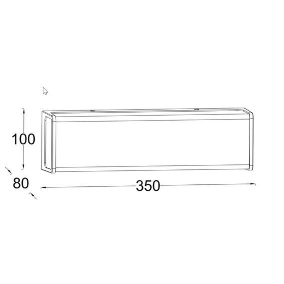 Фасаден аплик DOBLO Lutec LED 24.5W IP54 5107401125 | Osvetlenieto.bg