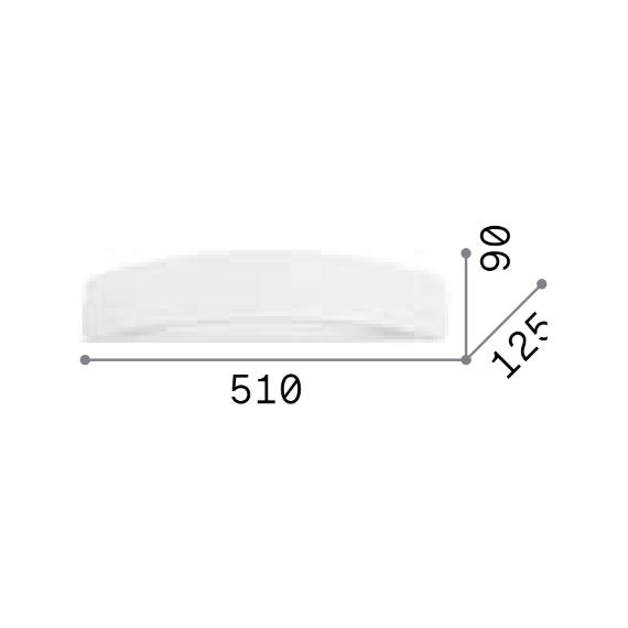 Аплик SODA AP2 105727 Ideal Lux 2xE14 | Osvetlenieto.bg