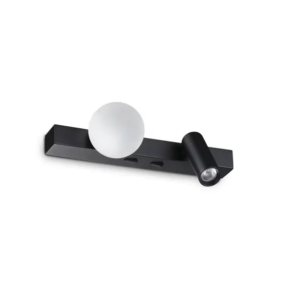 LED Аплик BINOMIO LED AP NERO 336664 Ideal Lux | Osvetlenieto.bg