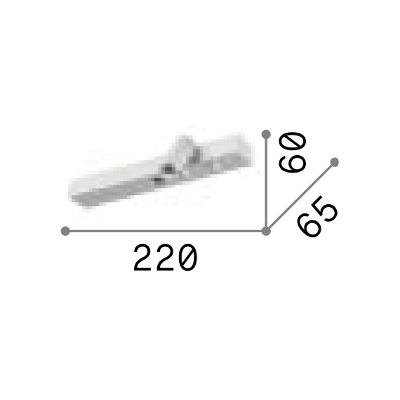 LED Аплик BONNE NUIT-2 AP NICKEL 345482 Ideal Lux | Osvetlenieto.bg