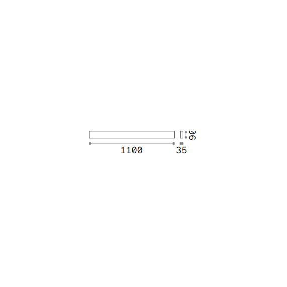 LED Аплик DELTA LED AP D110 BIANCO 3000K 287607 Ideal Lux | Osvetlenieto.bg