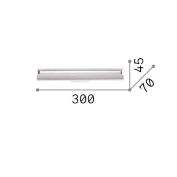 LED Аплик DORICA AP1 BRONZO 366364 Ideal Lux | Osvetlenieto.bg