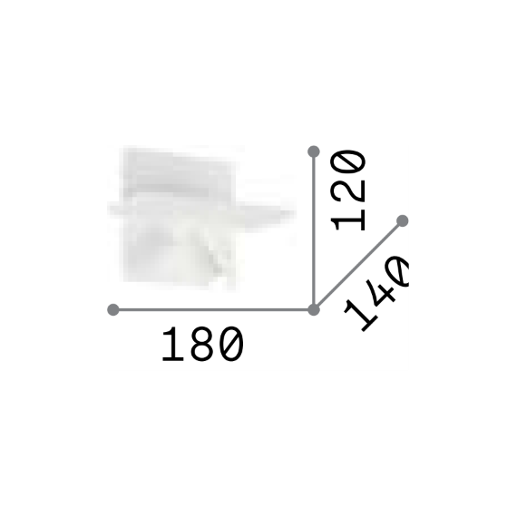 LED Аплик PIANO AP BIANCO 287317 Ideal Lux | Osvetlenieto.bg