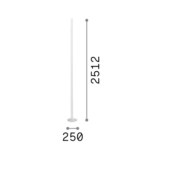 LED Лампион BLADE PT NICKEL 368672 Ideal Lux | Osvetlenieto.bg