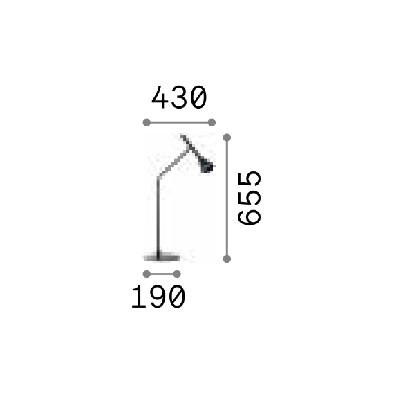LED Настолна лампа DIESIS TL NICKEL 291093 Ideal Lux | Osvetlenieto.bg