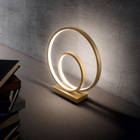 LED Настолна лампа OZ TL ON-OFF OTTONE 4000K 342511 Ideal Lux | Osvetlenieto.bg