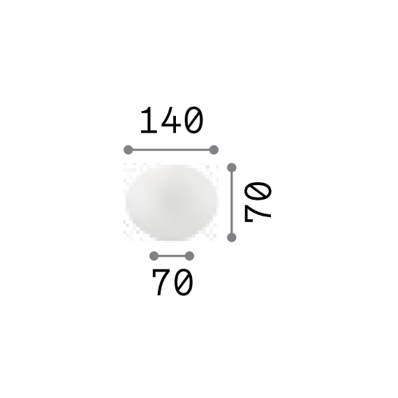 Настолна лампа SMARTIES TL1 D14 032078 Ideal Lux 1xG9 | Osvetlenieto.bg