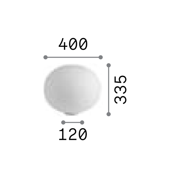 Настолна лампа SMARTIES TL1 D40 327914 Ideal Lux 1xE27 | Osvetlenieto.bg
