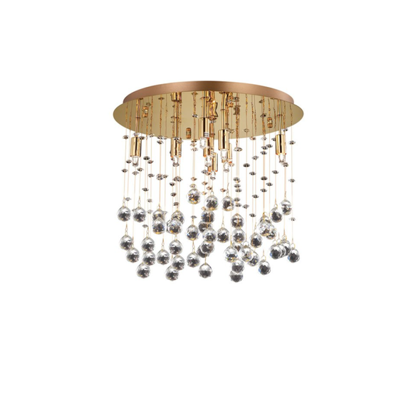 Плафон MOONLIGHT PL8 ORO 080932 Ideal Lux 8xG9 | Osvetlenieto.bg