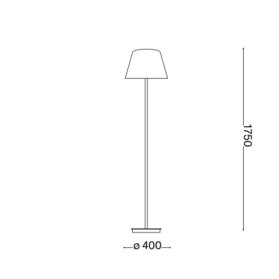 Лампион CYLINDER PT2 111452 Ideal Lux 2xE27 | Osvetlenieto.bg