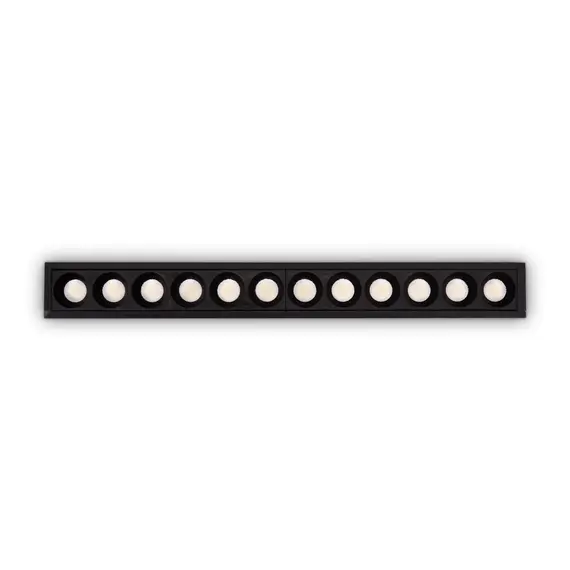 LED Луна за вграждане LIKA FI SLIM 20W 3000K NERO 305837 Ideal Lux | Osvetlenieto.bg