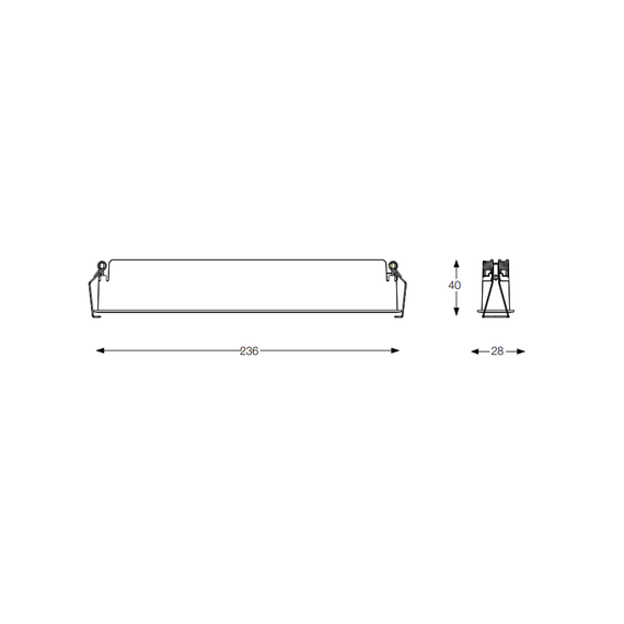 LED Луна за вграждане LIKA FI SLIM 20W 3000K NERO 305837 Ideal Lux | Osvetlenieto.bg