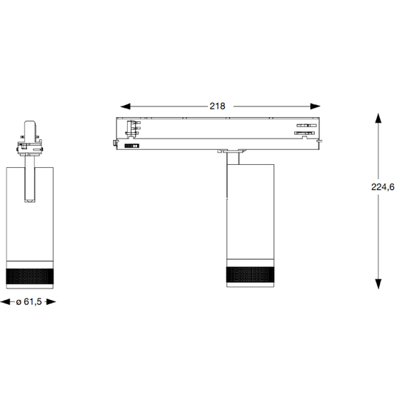 LED Спот за шина 4L EOS 15W 3000K DALI BI 302997 Ideal Lux | Osvetlenieto.bg