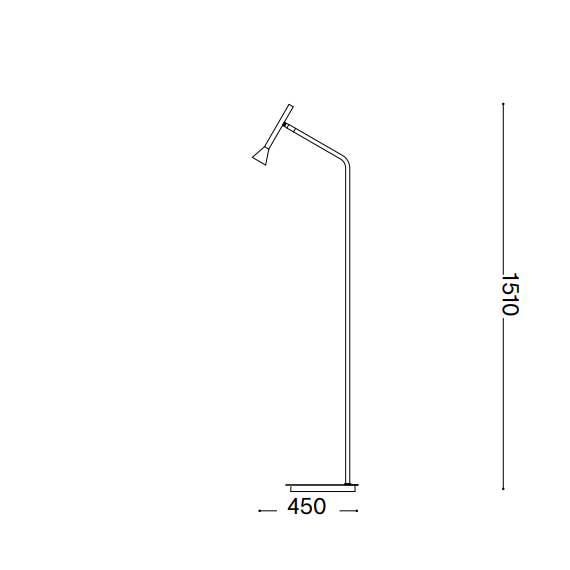 LED Лампион DIESIS PT NERO 279800 Ideal Lux | Osvetlenieto.bg