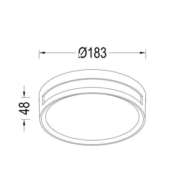 Външен плафон ROLA Lutec LED 11.6W IP54 6382201012 | Osvetlenieto.bg
