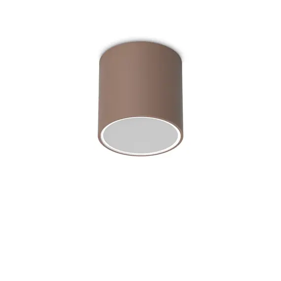 Външен плафон TECHO PL1 D15 ROUND COFFEE 342696 Ideal Lux 1xGU10 IP54 | Osvetlenieto.bg