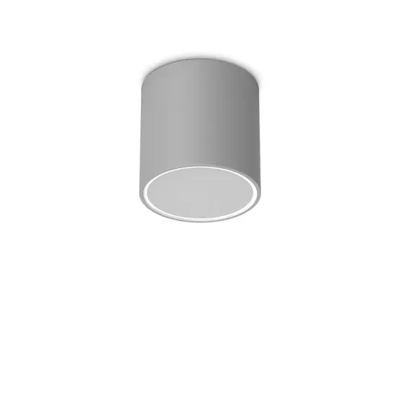 Външен плафон TECHO PL1 D15 ROUND GRIGIO 342702 Ideal Lux 1xGU10 IP54 | Osvetlenieto.bg