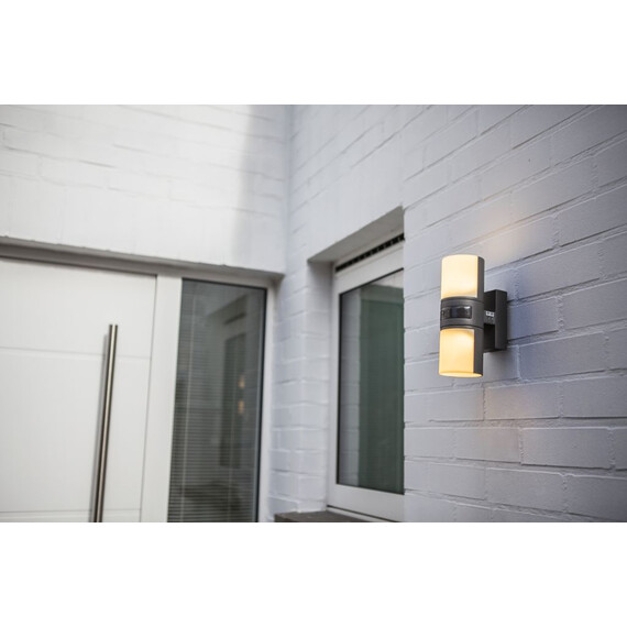 Външна лампа CYRA PIR сензор Lutec LED 16.5W IP54 5198102118 | Osvetlenieto.bg