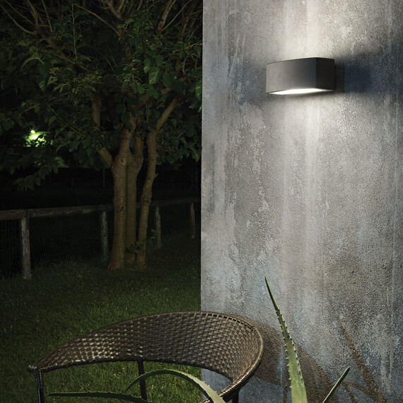 Фасаден аплик ANDROMEDA AP1 ANTRACITE 061580 Ideal Lux 1xE27 IP55 | Osvetlenieto.bg