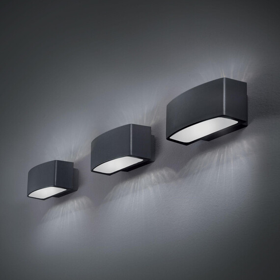 Фасаден аплик ANDROMEDA AP1 NERO 061597 Ideal Lux 1xE27 IP55 | Osvetlenieto.bg