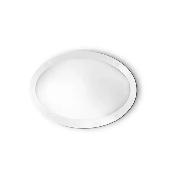Фасаден аплик POLAR-1 AP1 OVAL BIANCO 096711 Ideal Lux 1xE27 IP66 | Osvetlenieto.bg