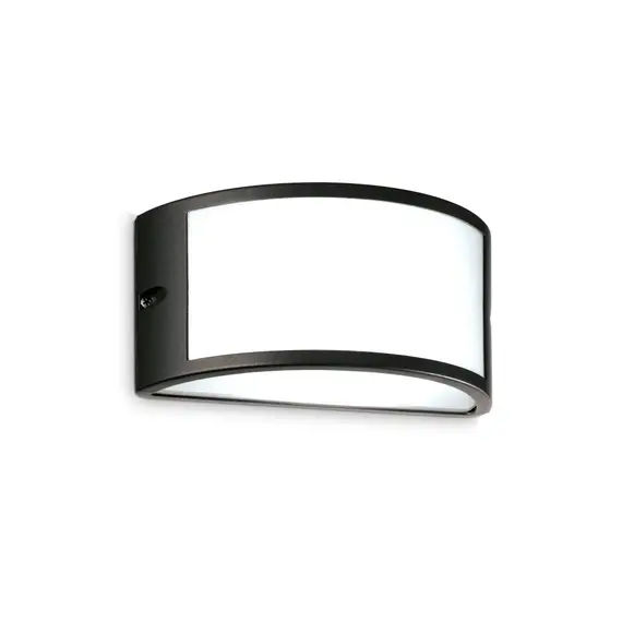 Фасаден аплик REX-1 AP1 NERO 322728 Ideal Lux 1xE27 IP44 | Osvetlenieto.bg