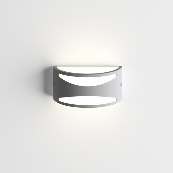 Фасаден аплик REX-3 AP1 GRIGIO 370972 Ideal Lux 1xE27 IP44 | Osvetlenieto.bg