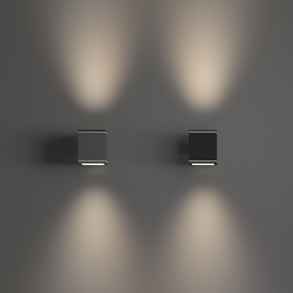 Фасаден аплик SNIF AP1 SQUARE NERO 123080 Ideal Lux 1xG9 IP44 | Osvetlenieto.bg