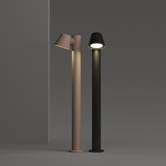Градинска лампа GAS PT1 NERO 322421 Ideal Lux 1xGU10 IP43 | Osvetlenieto.bg