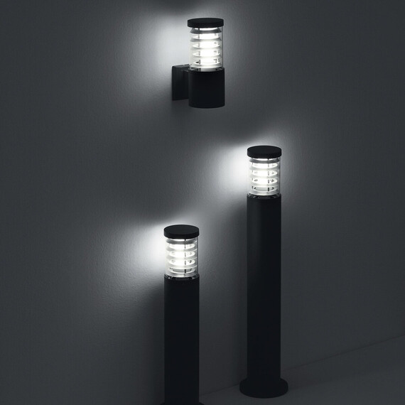 Градинска лампа TRONCO PT1 H60 NERO 004730 Ideal Lux 1xE27 IP65 | Osvetlenieto.bg
