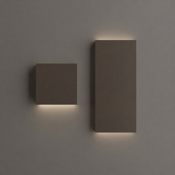 LED Фасаден аплик POST-IT AP BIG COFFEE 369396 Ideal Lux  IP65 | Osvetlenieto.bg