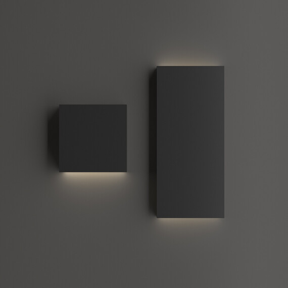 LED Фасаден аплик POST-IT AP BIG NERO 369419 Ideal Lux  IP65 | Osvetlenieto.bg