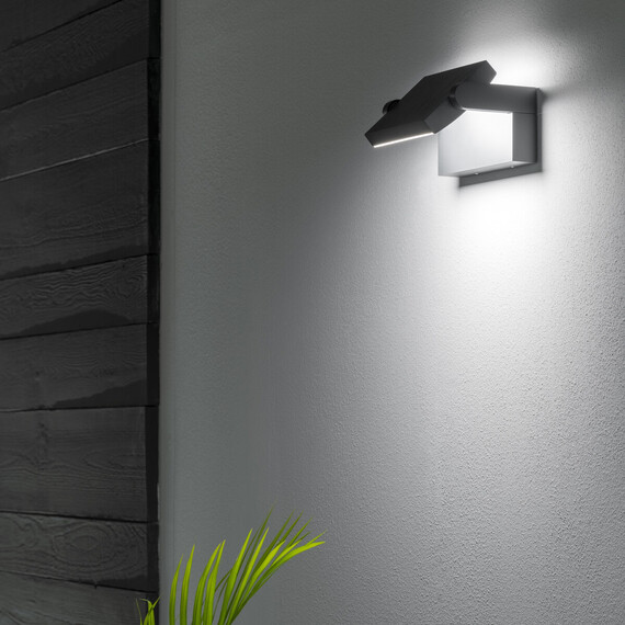 LED Фасаден аплик SWIPE AP BIANCO 287690 Ideal Lux  IP54 | Osvetlenieto.bg
