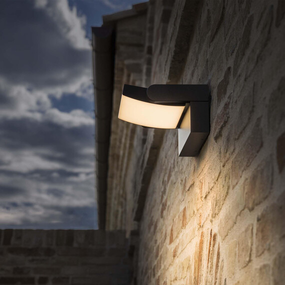 LED Фасаден аплик SWIPE AP NERO 287706 Ideal Lux  IP54 | Osvetlenieto.bg