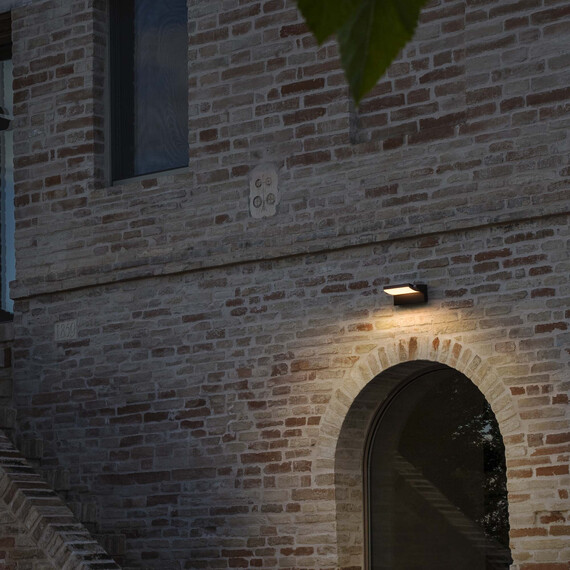 LED Фасаден аплик SWIPE AP NERO 287706 Ideal Lux  IP54 | Osvetlenieto.bg