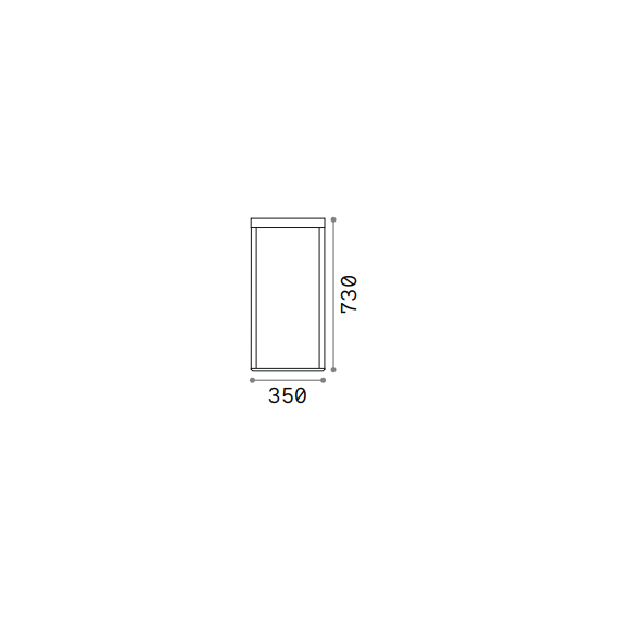 LED Градинска лампа IPOTESI PT H73 282251 Ideal Lux  IP44 | Osvetlenieto.bg