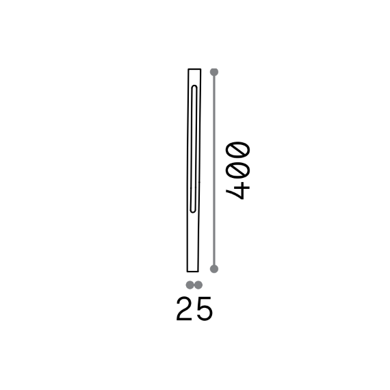 LED Градинска лампа JEDI PT H040 ANTRACITE 363721 Ideal Lux  IP65 | Osvetlenieto.bg