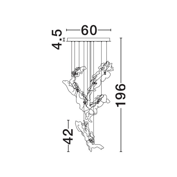 LED Полилей AVESA 9187036 NovaLuce 34W 3000K | Osvetlenieto.bg