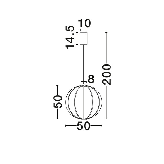 LED Полилей BREA 9365014 NovaLuce 41W CCT 2700K-4000K Triac Dimmable | Osvetlenieto.bg