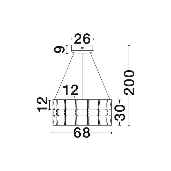 LED Полилей MONTEZ 9333238 NovaLuce 97W 3000K Triac Dimmable | Osvetlenieto.bg