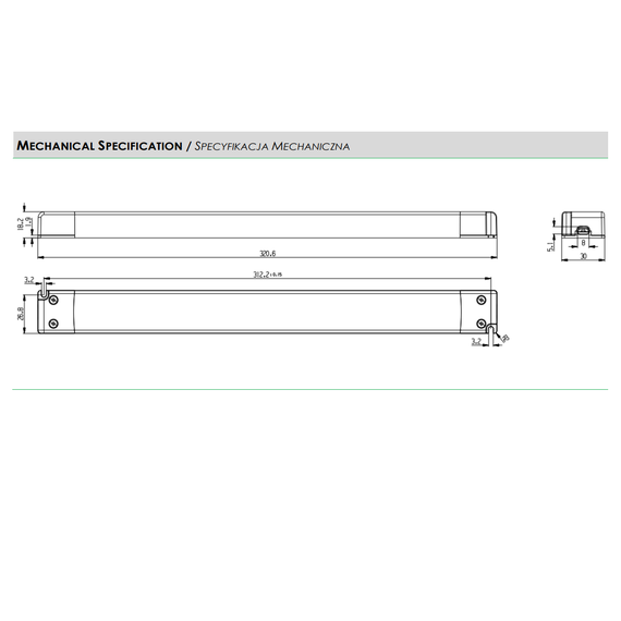 LED захранване SLIM 200W 24V POS FTPC200V24-S3 | Osvetlenieto.bg