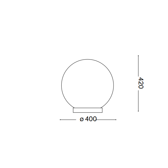 Настолна лампа MAPA BIANCO TL1 D40 000206 Ideal Lux 1xE27 | Osvetlenieto.bg