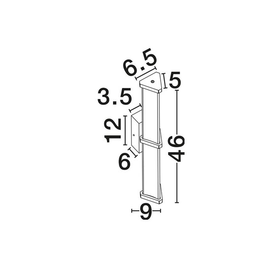 LED Аплик PHEME 9214153 NovaLuce 7W 2700K | Osvetlenieto.bg