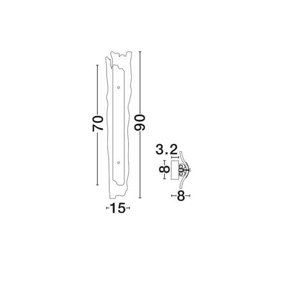 LED Аплик VELAR 9187003 NovaLuce 24W 3000K Triac Dimmable | Osvetlenieto.bg