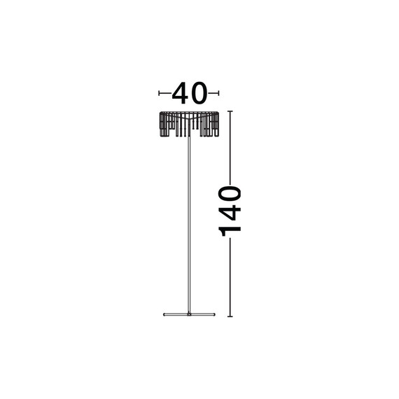 LED Лампион STELLAR 9186982 NovaLuce 17W 3000K | Osvetlenieto.bg