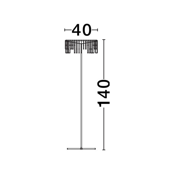 LED Лампион STELLAR 9186983 NovaLuce 17W 3000K | Osvetlenieto.bg