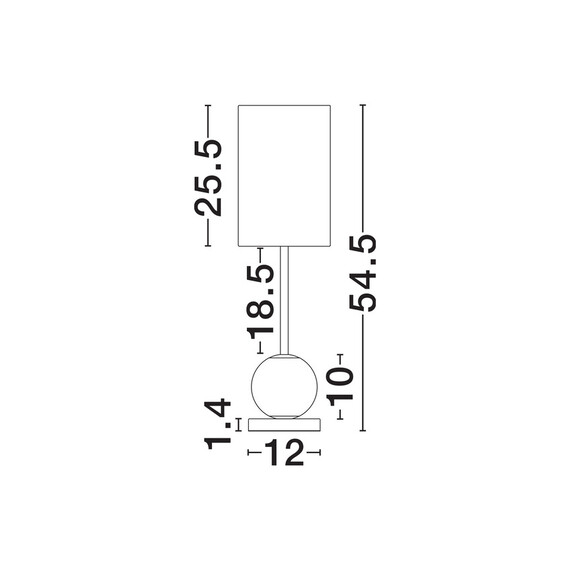 LED Настолна лампа BRILLE 9695210 NovaLuce 13W 3200K | Osvetlenieto.bg