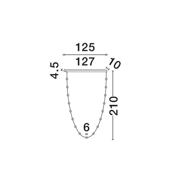 LED Полилей ALCINOE 9511017 NovaLuce 54W 3000K Triac Dimmable | Osvetlenieto.bg