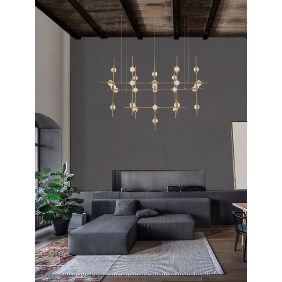 LED Полилей ATOMO 9180630 NovaLuce 84W 3000K | Osvetlenieto.bg